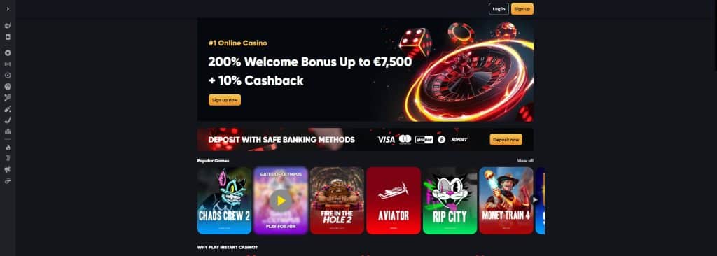 Instant Casino - Rhode Island Online Casinos